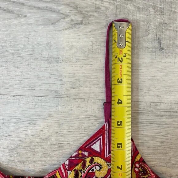 Xhilaration Boho Paisley Print Spaghetti Strap Loose 90s Tank Top Size XS - Picture 13 of 15